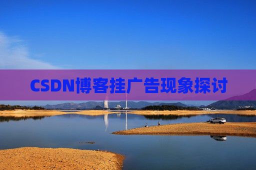 CSDN博客挂广告现象探讨